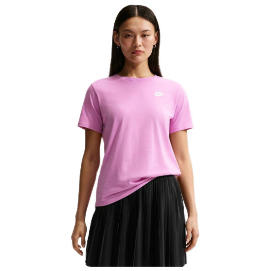 Nike Γυναικεία κοντομάνικη μπλούζα Sportswear Club Essentials